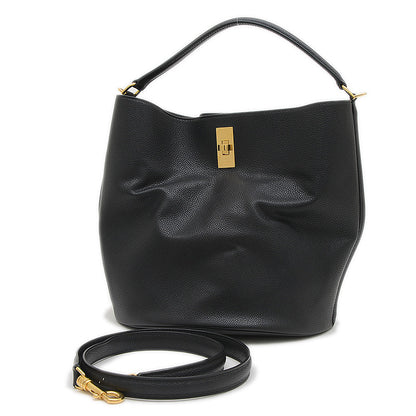 バケット 16 セーズ 2WAYバッグ レザー ブラック ゴールド金具 195573CR8 ショルダーバッグ