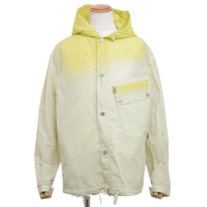 フードジャケット ナイロン イエロー グラデーション メンズ 50サイズ ナイロンジャケット