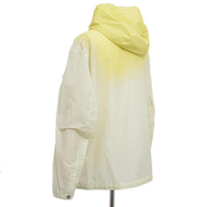 フードジャケット ナイロン イエロー グラデーション メンズ 50サイズ ナイロンジャケット