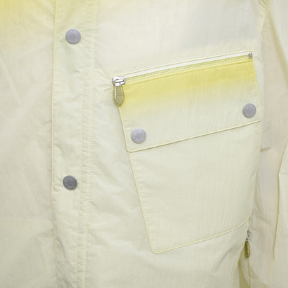 フードジャケット ナイロン イエロー グラデーション メンズ 50サイズ ナイロンジャケット