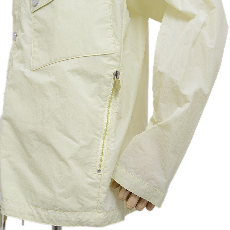 フードジャケット ナイロン イエロー グラデーション メンズ 50サイズ ナイロンジャケット