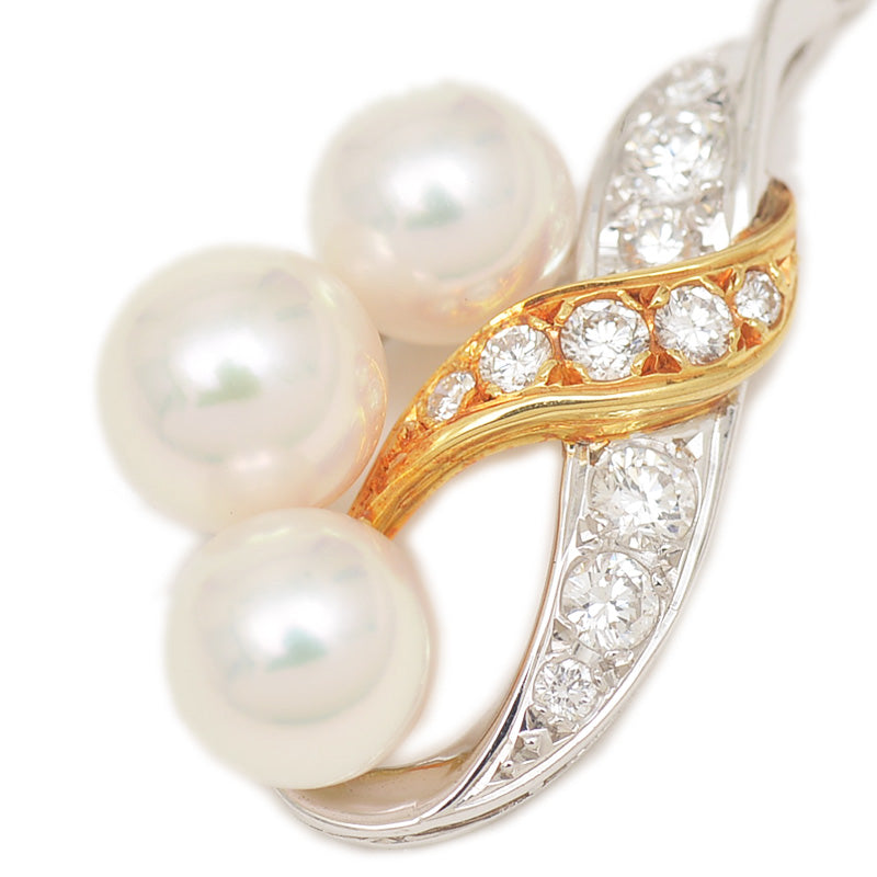 ペンダントトップ パール ダイヤ 0.44ｃｔ K18WG/WG/K14WG ペンダントトップ