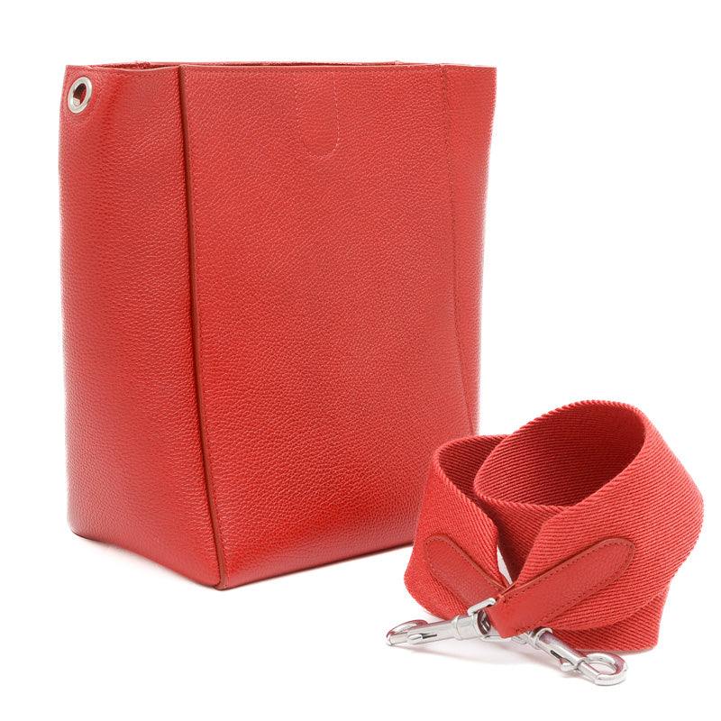 サングルバケット スモール ショルダーバッグ レザー レッド 189303AH4 ショルダーバッグ