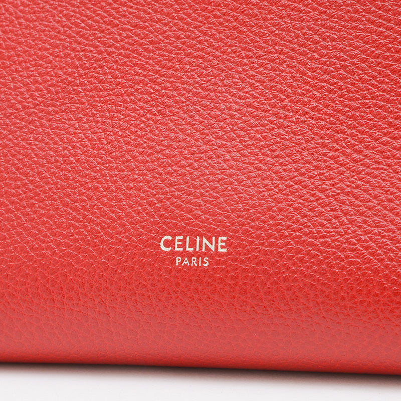 サングルバケット スモール ショルダーバッグ レザー レッド 189303AH4 ショルダーバッグ