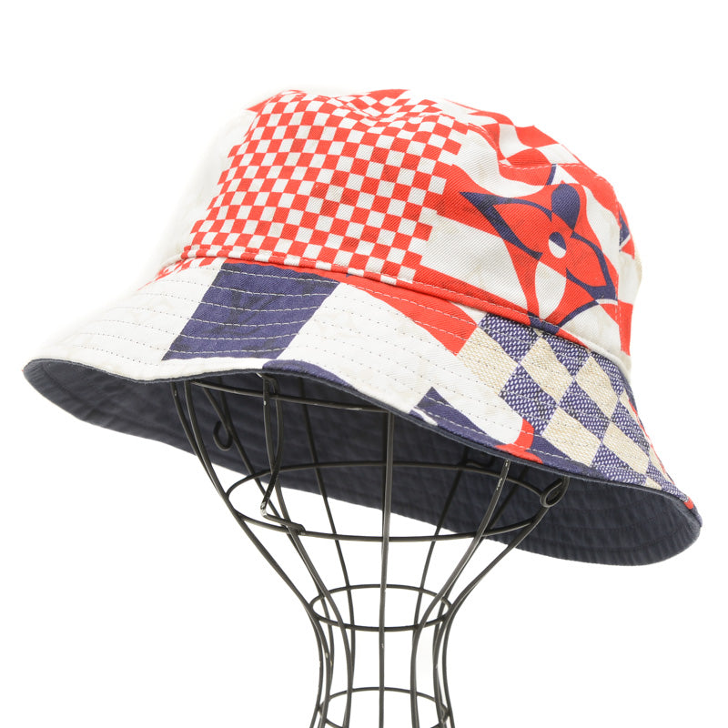 バケットハット ダミエ フラッグス リバーシブル M7682L ハット