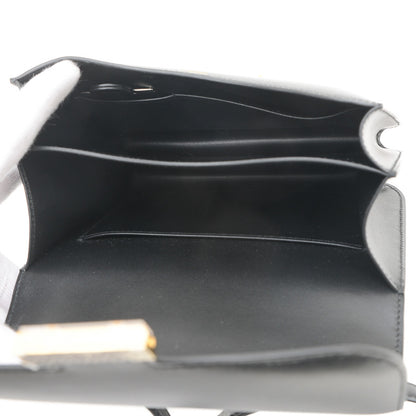 コンスタンス ミニ 18 ミロワール スイフト ブラック/オンブレ ゴールド金具 W刻印 ショルダーバッグ