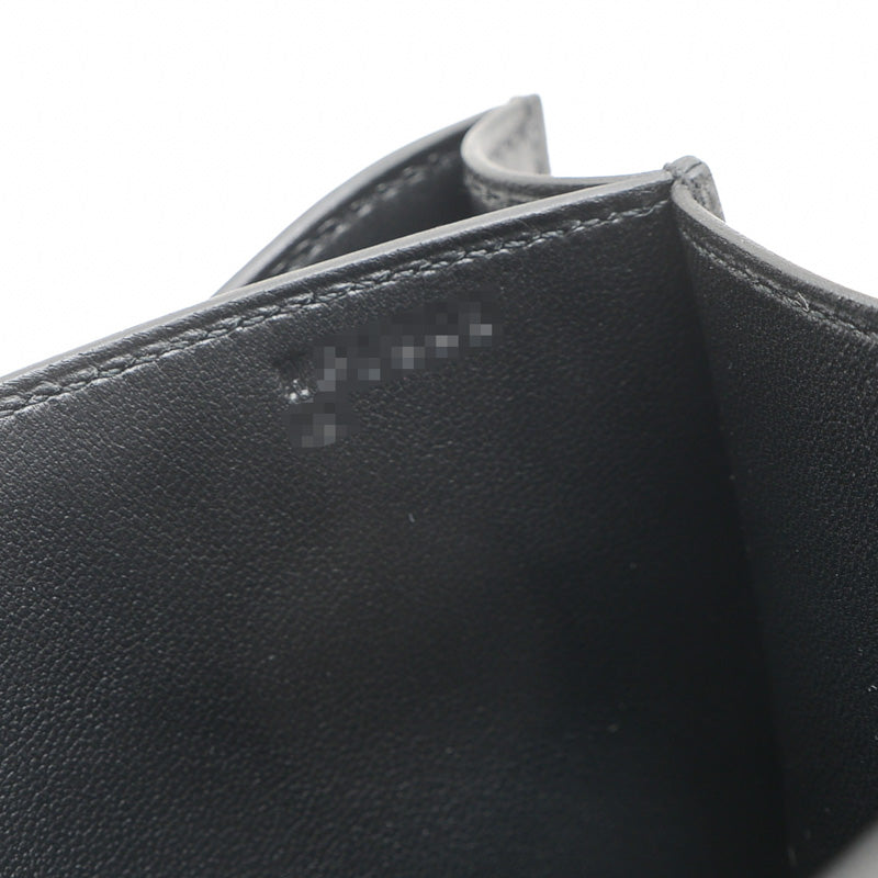 コンスタンス ミニ 18 ミロワール スイフト ブラック/オンブレ ゴールド金具 W刻印 ショルダーバッグ