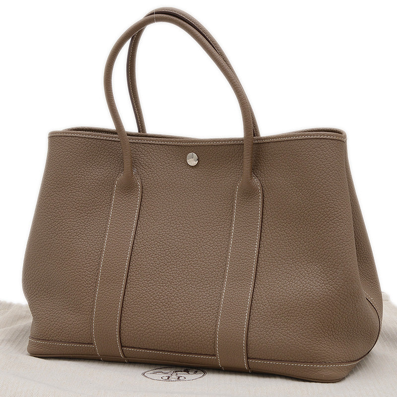 ガーデンパーティ PM 36 ネゴンダ エトゥープ シルバー金具 R刻印 トートバッグ