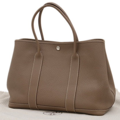 ガーデンパーティ PM 36 ネゴンダ エトゥープ シルバー金具 R刻印 トートバッグ