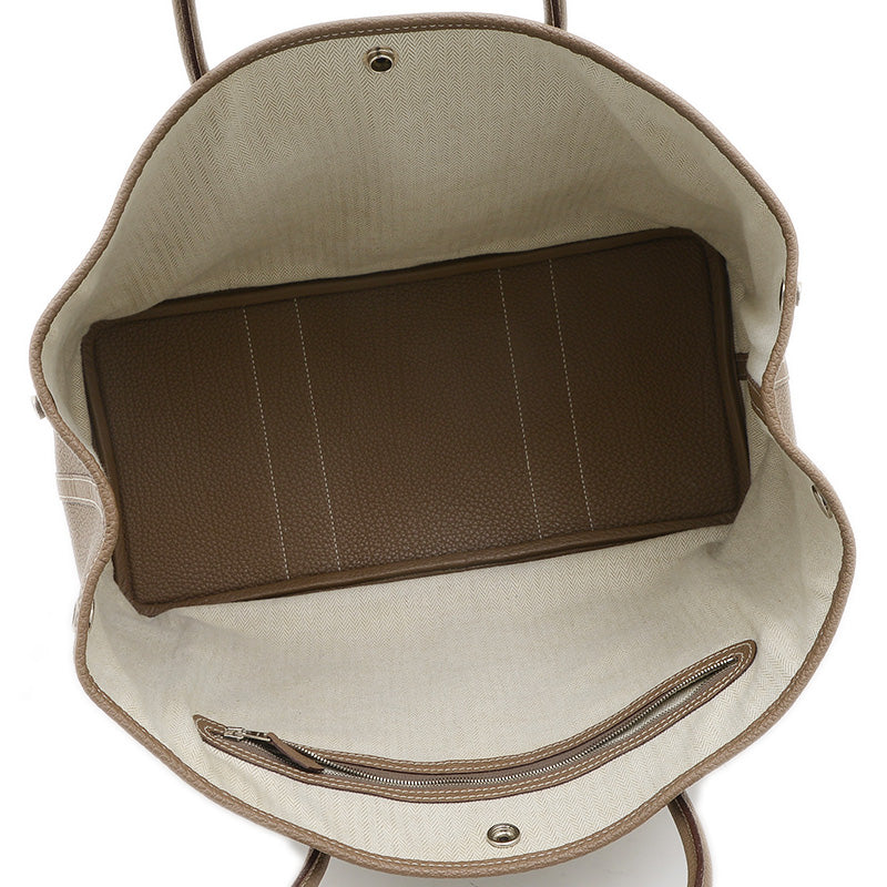 ガーデンパーティ PM 36 ネゴンダ エトゥープ シルバー金具 R刻印 トートバッグ