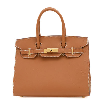 バーキン30 セリエ エプソン ゴールド ゴールド金具 W刻印 ハンドバッグ