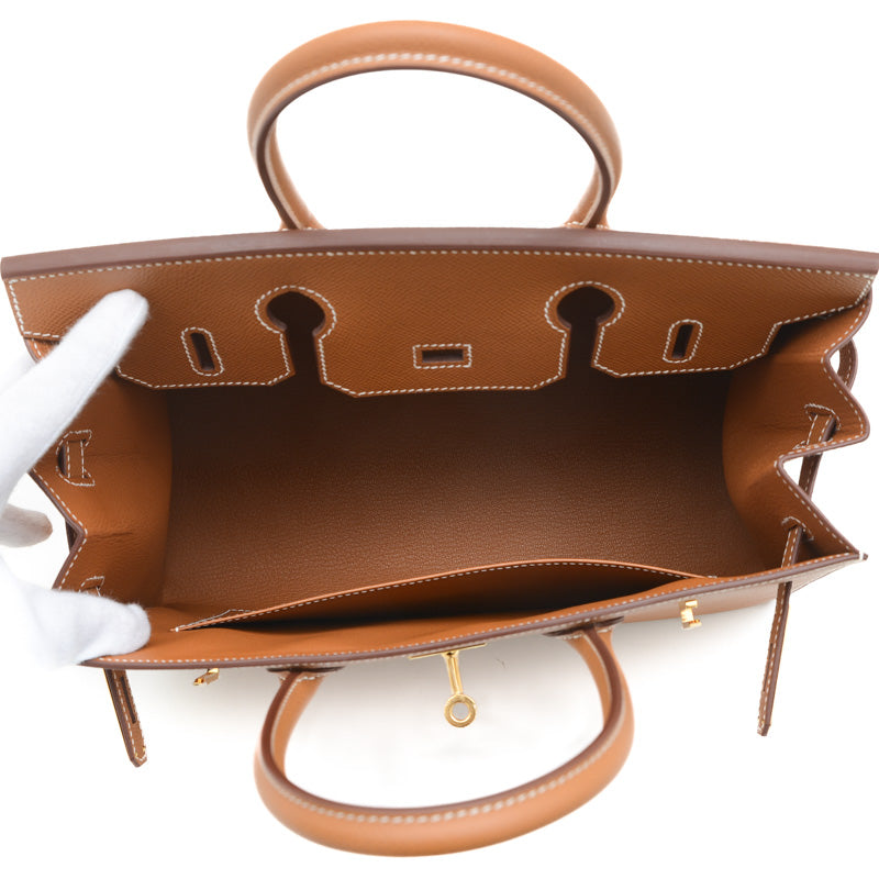 バーキン30 セリエ エプソン ゴールド ゴールド金具 W刻印 ハンドバッグ