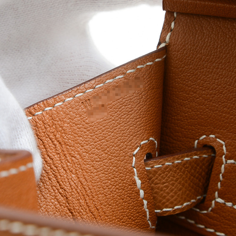 バーキン30 セリエ エプソン ゴールド ゴールド金具 W刻印 ハンドバッグ