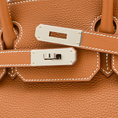 バーキン30 トゴ ゴールド シルバー金具 W刻印 ハンドバッグ