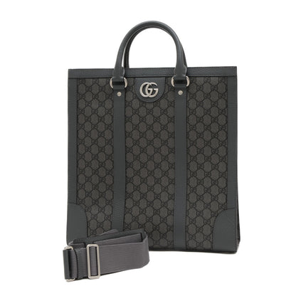 GGスプリーム オフディア ミディアム トートバッグ グレー 731793　メンズバッグ トートバッグ