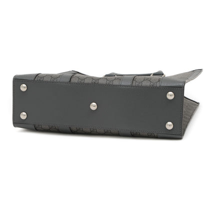 GGスプリーム オフディア ミディアム トートバッグ グレー 731793　メンズバッグ トートバッグ