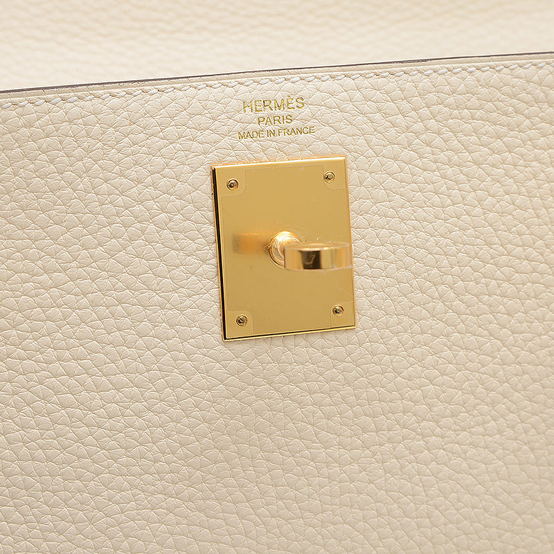 ケリー28 内縫い トリヨン ナタ ゴールド金具 B刻印 ハンドバッグ