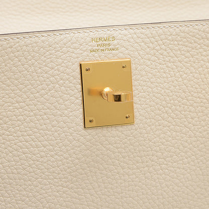 ケリー28 内縫い トリヨン ナタ ゴールド金具 B刻印 ハンドバッグ