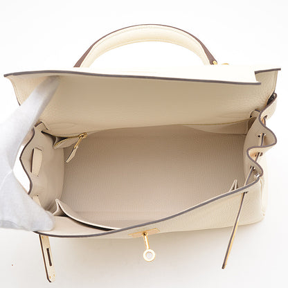 ケリー28 内縫い トリヨン ナタ ゴールド金具 B刻印 ハンドバッグ