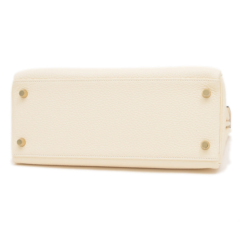 ケリー28 内縫い トリヨン ナタ ゴールド金具 B刻印 ハンドバッグ