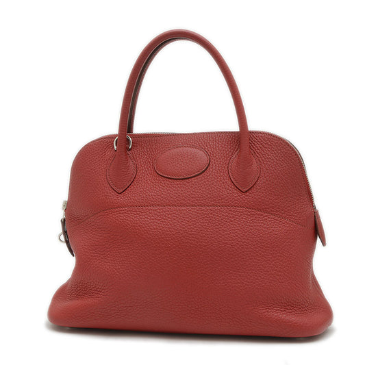 ボリード31 トリヨン ルージュヴィフ シルバー金具 O刻印 ハンドバッグ