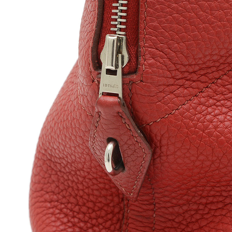 ボリード31 トリヨン ルージュヴィフ シルバー金具 O刻印 ハンドバッグ