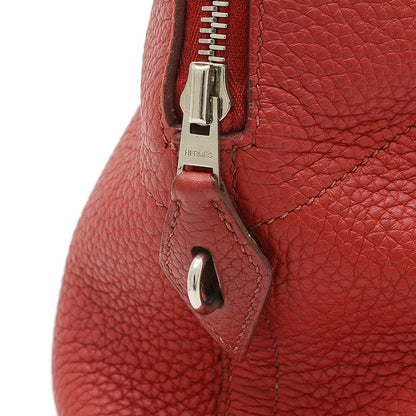 ボリード31 トリヨン ルージュヴィフ シルバー金具 O刻印 ハンドバッグ