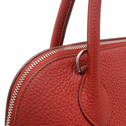 ボリード31 トリヨン ルージュヴィフ シルバー金具 O刻印 ハンドバッグ