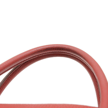 ボリード31 トリヨン ルージュヴィフ シルバー金具 O刻印 ハンドバッグ