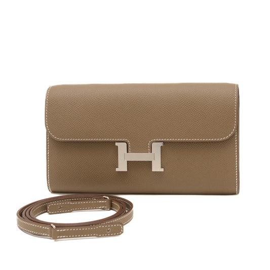 コンスタンストゥーゴー エプソン エトゥープ シルバー金具 W刻印 長財布