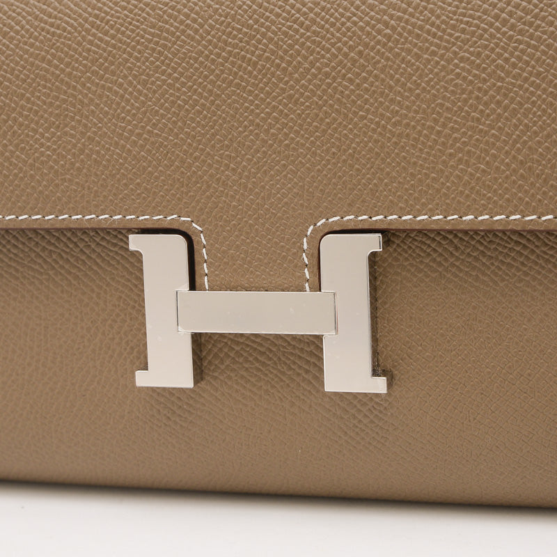 コンスタンストゥーゴー エプソン エトゥープ シルバー金具 W刻印 長財布