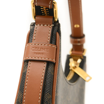 トリオンフ AVAミニ ハンドバッグ キャンバス/カーフスキン タン ハンドバッグ