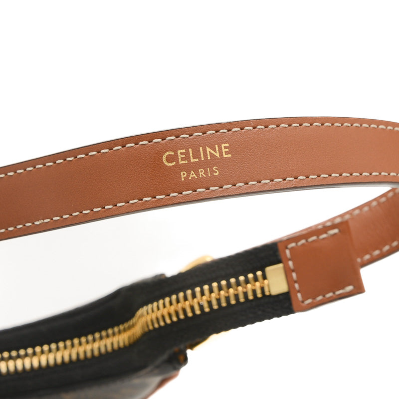 トリオンフ AVAミニ ハンドバッグ キャンバス/カーフスキン タン ハンドバッグ