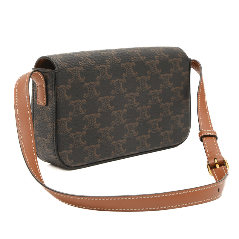 トリオンフ クロード ショルダーバッグ キャンバス/カーフ タン 194142CUZ.04LU ショルダーバッグ