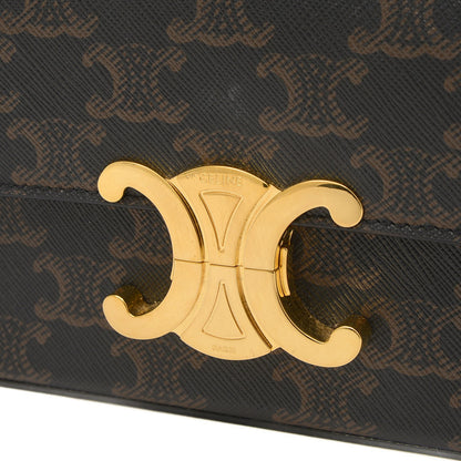 トリオンフ クロード ショルダーバッグ キャンバス/カーフ タン 194142CUZ.04LU ショルダーバッグ