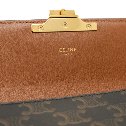 トリオンフ クロード ショルダーバッグ キャンバス/カーフ タン 194142CUZ.04LU ショルダーバッグ