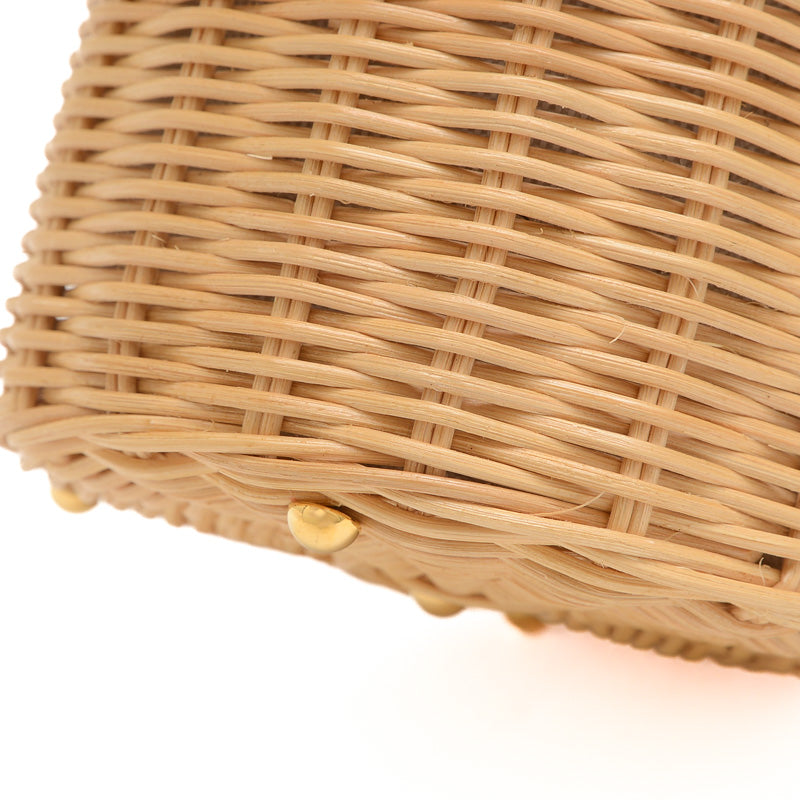 ホースビット 1955 バケットバッグ かごバッグ レザー/ウイッカー 649852 ハンドバッグ