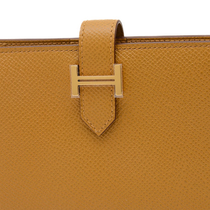 ベアンコンパクト エプソン セサミ ゴールド金具 B刻印 二つ折り財布