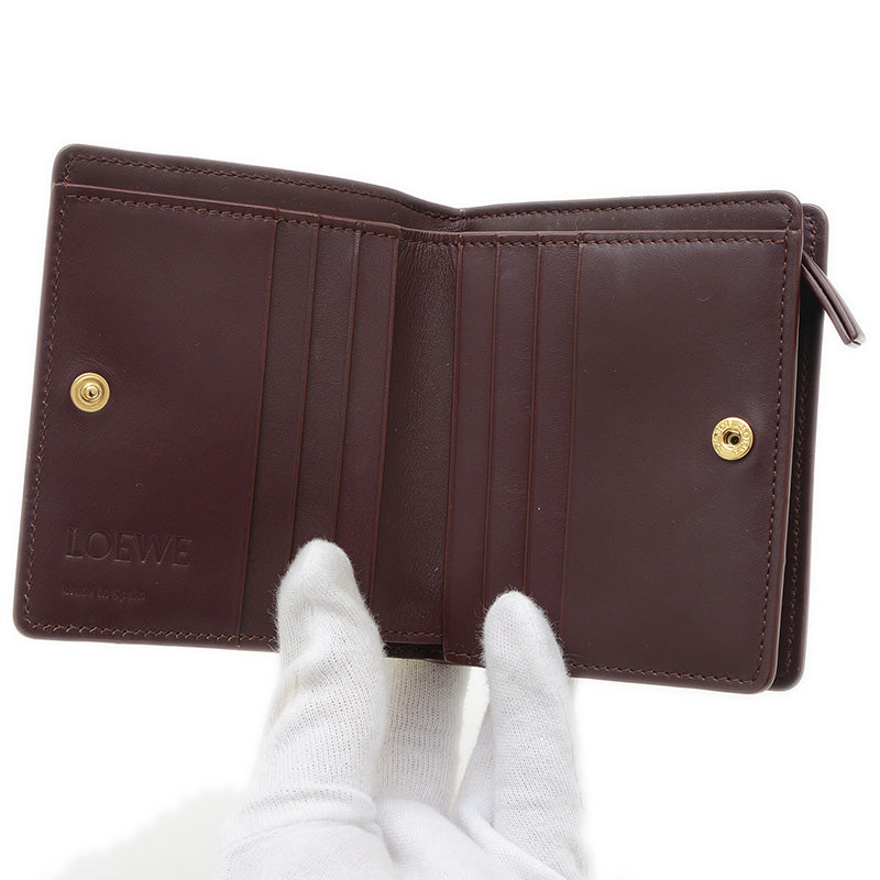 パズル コンパクトジップウォレット 二つ折り財布 レザー マルチカラー C510Z41X10 二つ折り財布