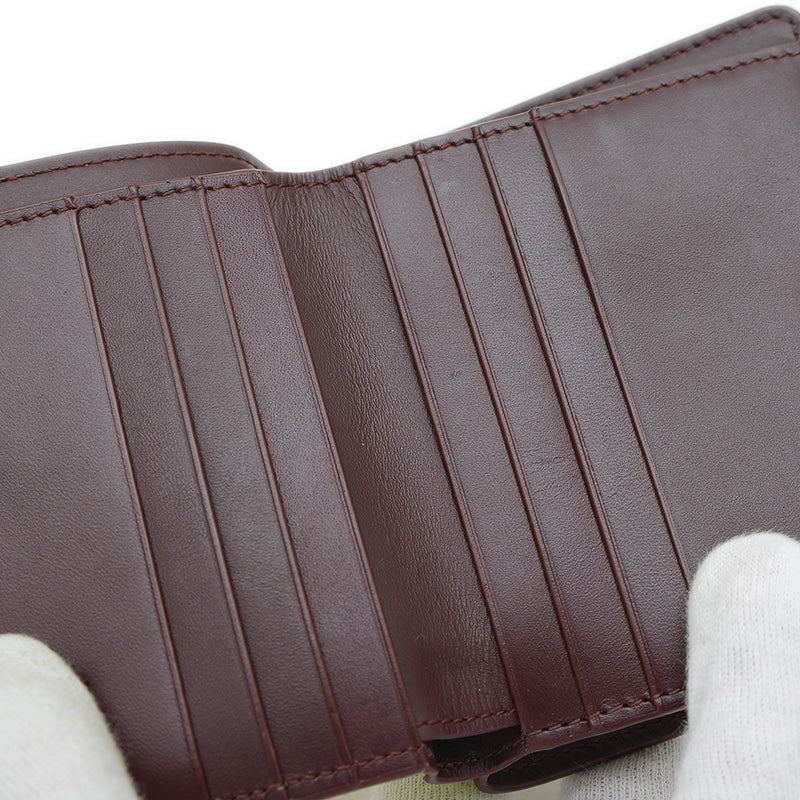 パズル コンパクトジップウォレット 二つ折り財布 レザー マルチカラー C510Z41X10 二つ折り財布