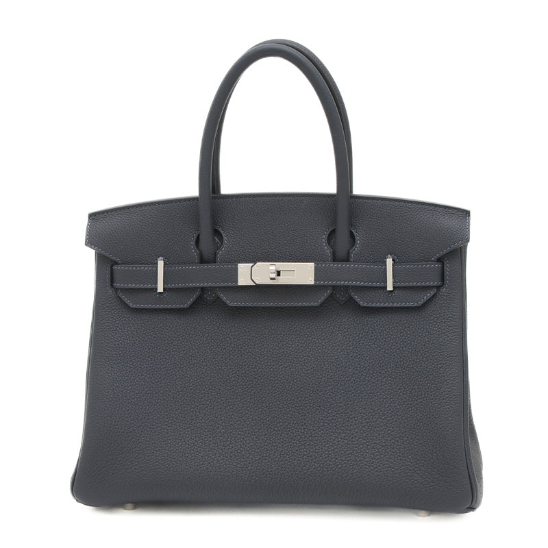 バーキン30 トゴ キャバン シルバー金具 W刻印 ハンドバッグ