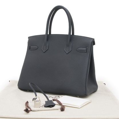 バーキン30 トゴ キャバン シルバー金具 W刻印 ハンドバッグ