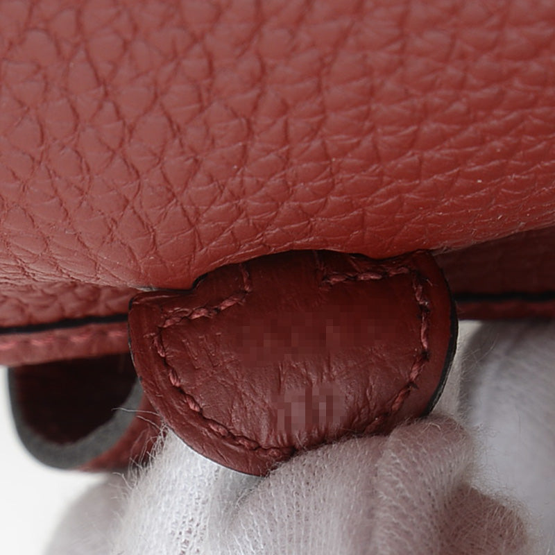 エヴリンTPM トリヨン ルージュアッシュ ゴールド金具 W刻印 ロングストラップ ショルダーバッグ