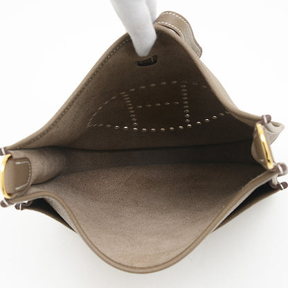 エブリン3 PM トリヨン エトゥープ ゴールド金具 W刻印 ショルダーバッグ