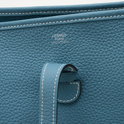 エブリン3 PM トリヨン ニューブルージーン シルバー金具 W刻印 ショルダーバッグ