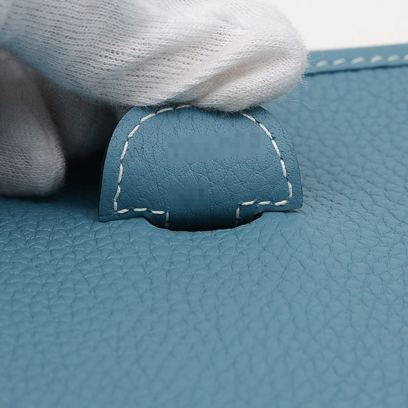 エブリン3 PM トリヨン ニューブルージーン シルバー金具 W刻印 ショルダーバッグ