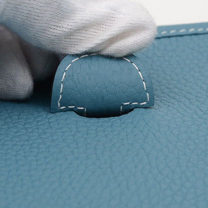 エブリン3 PM トリヨン ニューブルージーン シルバー金具 W刻印 ショルダーバッグ