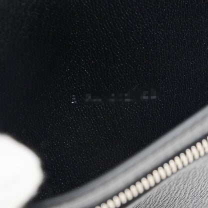 ベアンスフレ 二つ折り長財布 クロコアリゲーター ブラック シルバー金具 B刻印 長財布