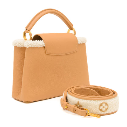 カプシーヌBB 2WAYバッグ トリヨン/ムートン ベージュ M59267 ハンドバッグ