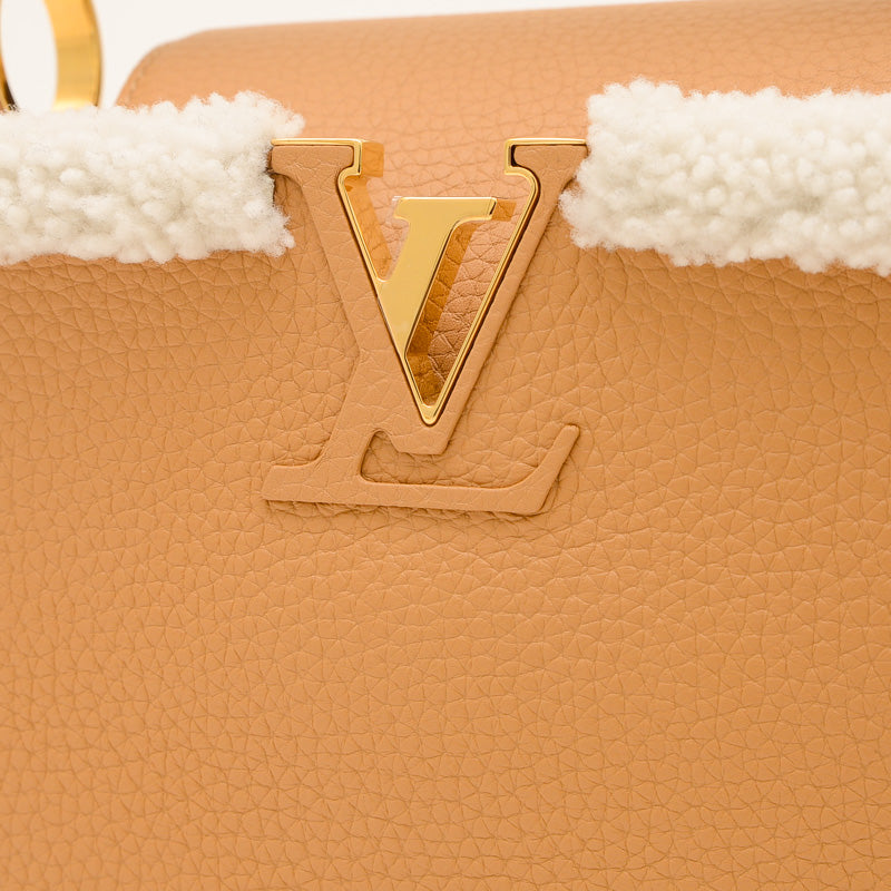 カプシーヌBB 2WAYバッグ トリヨン/ムートン ベージュ M59267 ハンドバッグ